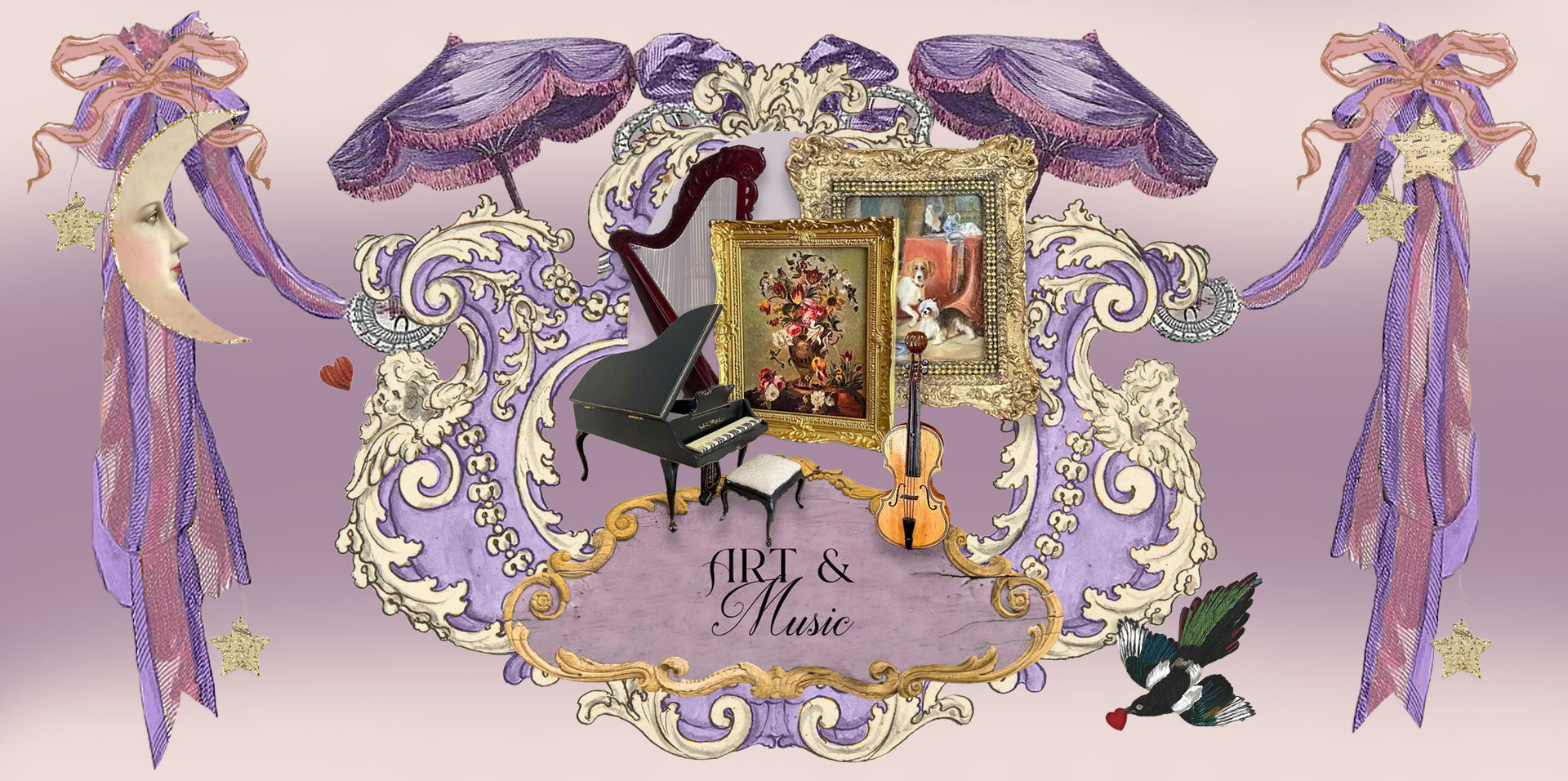 Home Decor Art & Music – Magpie Miniatures
