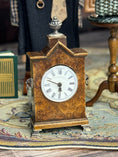 Load image into Gallery viewer, Signed Small Time Georgian Keith Bougourd France Mantel Clock, front