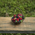 Load image into Gallery viewer, Gosia Suchodolska IGMA Artisan Miniature Wild Berry & Orchard Fruit Basket Exclusive