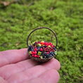Load image into Gallery viewer, Gosia Suchodolska IGMA Artisan Miniature Wild Berry & Orchard Fruit Basket Exclusive