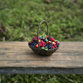Load image into Gallery viewer, Gosia Suchodolska IGMA Artisan Miniature Mixed Berry Basket Exclusive