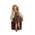 Load image into Gallery viewer, Little Girl Doll in Floral Dress by Marina Suzdaltseva OOAK Artisan Doll