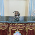 Load image into Gallery viewer, Eugene Kupjack Sterling Silver Tea Kettle with Warmer Dollhouse Miniature