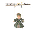 Load image into Gallery viewer, 1:12 Tudor Queen Marionette Puppet Green Gown by Loretta Kasza