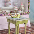 Load image into Gallery viewer, Artisan Easter Pastel Donut Baking Board Miniature Dollhouse 1:12