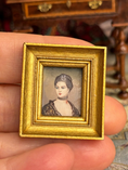 Load image into Gallery viewer, Framed Hand Painted Portrait After Thomas Gainsborough in hand