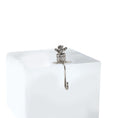 Load image into Gallery viewer, Pete Acquisto Sterling Silver Santa in Chimney Stocking Holder 1:12 Scale IGMA