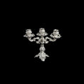 Load image into Gallery viewer, Dimitri Shevchenko Sterling Silver Baroque Candelabra Dollhouse Miniature