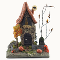 Load image into Gallery viewer, 1:12 Halloween Spooky Fall Witch's Haunted House Dollhouse for Miniature Scenes