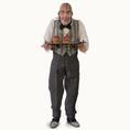 Load image into Gallery viewer, Artisan Dollhouse OOAK Miniature Art Creepy Gentleman Doll "Lurch" 1/12 Scale Sharon Cariola