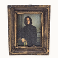 Load image into Gallery viewer, Professor Severus Snape Framed Print Distressed Aged Carved Frame
