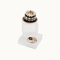 Load image into Gallery viewer, Tiered Layered French Miniature Halloween Dessert Cake & Donut Plate