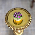 Load image into Gallery viewer, Randall Zadar Summer’s Bouquet Bronze Micro Flower Basket Figurine 1998