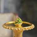 Load image into Gallery viewer, Randall Zadar Stacy’s Roses II Bronze Yellow Rose Basket Figurine 1999