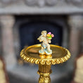 Load image into Gallery viewer, Randall Zadar 'Cupid with Flowers' Micro Bronze Figurine Retired 2015