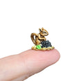 Load image into Gallery viewer, Randall Zadar Seed Collector Squirrel Bronze Figurine Retired 2003 #75