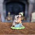 Load image into Gallery viewer, Randall Zadar Best Friends Retired Bronze Micro Miniature 2013 #207 Dog Licking Boy