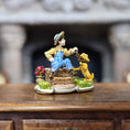 Load image into Gallery viewer, Randall Zadar Go-Fetch Retired Bronze Micro Miniature 1999 #43 Boy with Dog