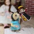 Load image into Gallery viewer, Alice Mouse with Red Queen Doll by Aleah Klay, OOAK 2014