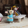 Load image into Gallery viewer, Alice Mouse with Red Queen Doll by Aleah Klay, OOAK 2014