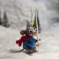 Load image into Gallery viewer, Aleah Klay “Shepherd Mouse with Star Crook” OOAK 2012