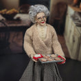 Load image into Gallery viewer, RESERVED FOR RICK: Marcia Backstrom OOAK Granny Baker Character Doll with Cookie Tray