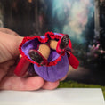 Load image into Gallery viewer, Julie Campbell IGMA Red Hat Society Lady Seated Doll with Purse & Gloves