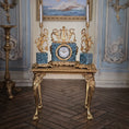 Load image into Gallery viewer, Pair of Miniature Louis XV Bronze & Marble Mermaid Putti Candelabras by David Iriarte