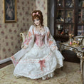 Load image into Gallery viewer, Victorian Dressing Lady in Her Undergarments Porcelain Dollhouse Doll Artisan