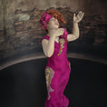 Load image into Gallery viewer, James Carrington “The Singer” Expressive Clay Cabaret Character Dollhouse Doll Woman