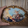 Load image into Gallery viewer, Fatima Dona Miniature Framed Oil Painting After Tiepolo Barbaro Family Gilt Frame