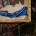 Load image into Gallery viewer, Melissa Wolcott Framed Miniature Oil Painting Rokeby Venus After Velazquez