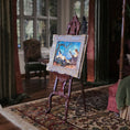 Load image into Gallery viewer, Chris Sparrow Miniature Oil Painting Spanish Guitar Scene Gilt Frame