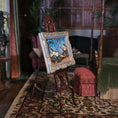 Load image into Gallery viewer, Chris Sparrow Miniature Oil Painting Spanish Guitar Scene Gilt Frame
