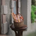 Load image into Gallery viewer, Artisan Bread Basket with Realistic Clay Rustic Loaves