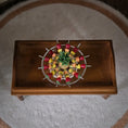 Load image into Gallery viewer, Miniature Pineapple Fruit Kabob Appetizer on Glass Serving Platter
