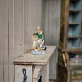 Load image into Gallery viewer, Robert Olszewski “Special Treat” Boy And Bunny Shelf Sitter Spring Figurine
