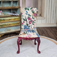 Load image into Gallery viewer, Bespaq Floral Upholstered Cabriole Parson's Side Chair Miniature