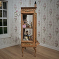Load image into Gallery viewer, Spanish Curio Cabinet Diorama with Dolls and Toys Dollhouse Miniature