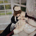 Load image into Gallery viewer, Victorian Miniature Porcelain Baby Girl Doll in Lace and Silk Gown