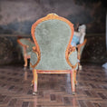 Load image into Gallery viewer, Jill Dianne OOAK Louis XV Rococo Miniature Fauteuil Armchair
