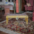 Load image into Gallery viewer, Gilbert Mena Neoclassical Miniature Limoges Plaque Bout De Pied Bench (2019)