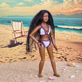 Load image into Gallery viewer, Heidi Ott Rare Ball Jointed Resin Dollhouse Doll Swimsuit African American Beach Lady