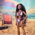Load image into Gallery viewer, Heidi Ott Rare Ball Jointed Resin Dollhouse Doll Swimsuit African American Beach Lady