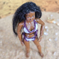 Load image into Gallery viewer, Heidi Ott Rare Ball Jointed Resin Dollhouse Doll Swimsuit African American Beach Lady