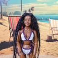 Load image into Gallery viewer, Heidi Ott Rare Ball Jointed Resin Dollhouse Doll Swimsuit African American Beach Lady