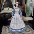 Load image into Gallery viewer, The Doll Lady OOAK Victorian Nanny Maid Servant Dollhouse Doll Signed