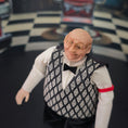 Load image into Gallery viewer, Signed 1995 Clay Happy Gentleman Waiter Bartender Barber Dollhouse Character Doll