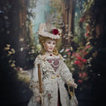 Load image into Gallery viewer, Pat Boldt Rare Blonde Victorian Lady Porcelain Doll Elegant Standing Figure with Parasol