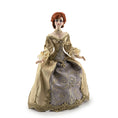 Load image into Gallery viewer, Victorian Porcelain Dollhouse Doll in Beige Silk Gown with Gorgeous Jewelry